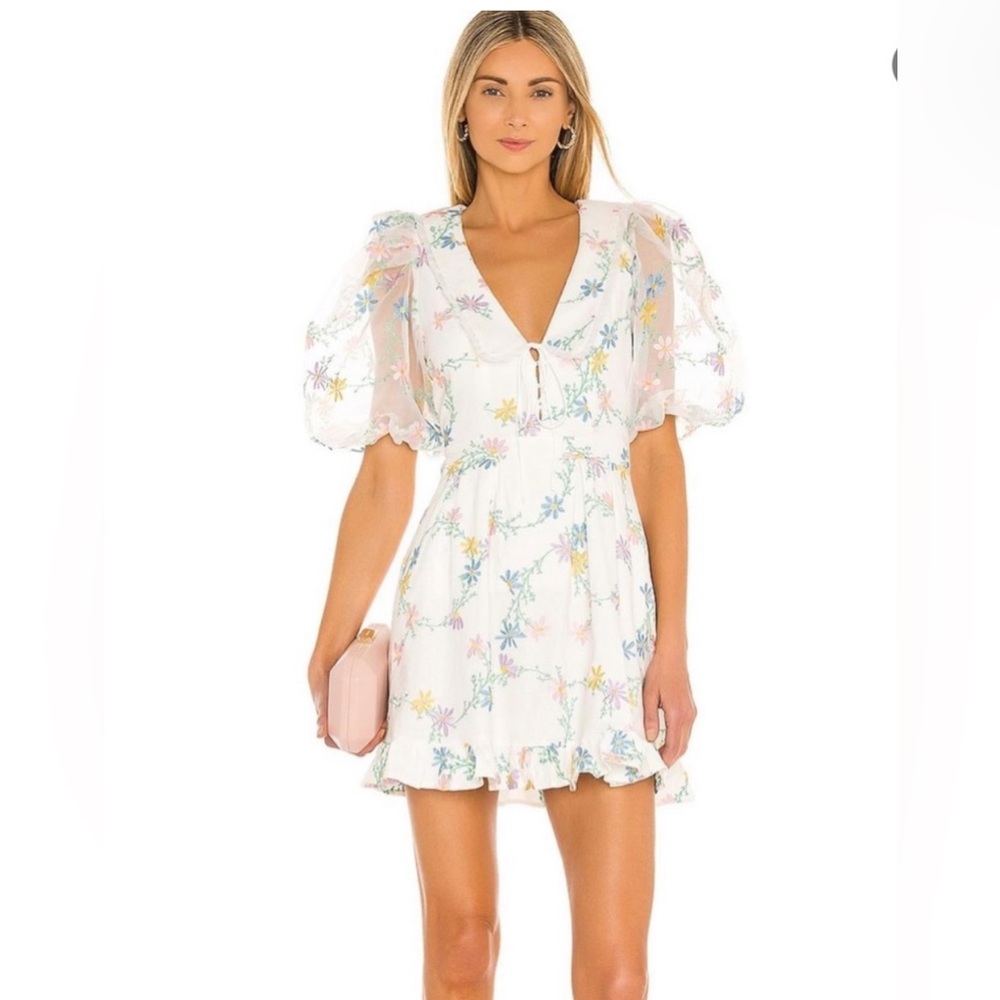 For Love and Lemons Marjorie Mini Dress